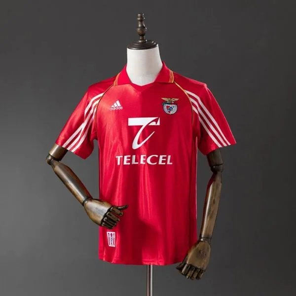 Camiseta de fútbol SL Benfica 1999/00 VISITANTE MANGA CORTA VERSION FAN